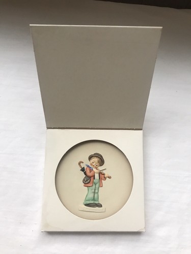 1984 Hummel Goebel Little Music Makers Coleccionista Plato en Miniatura Pequeño Violinista - Imagen 8 de 9