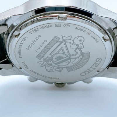 USED Excellent] SEIKO 7T92 One Piece 20th Anime Chronograph Watch
