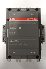 ABB AF260-20 400 Amp 1 PH 600 Volt Max 20-60 VDC Coil TESTED & CLEANED CONTACTS
