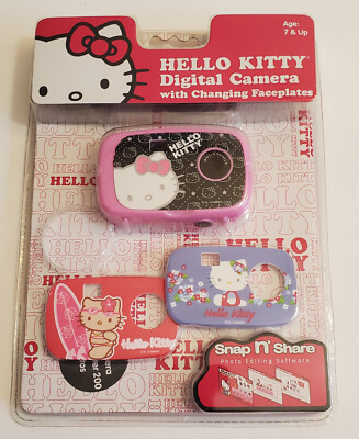 Hello Kitty SANRIO Digital Camera by Sakar 2011 w/changeable faceplate 94009 NIP