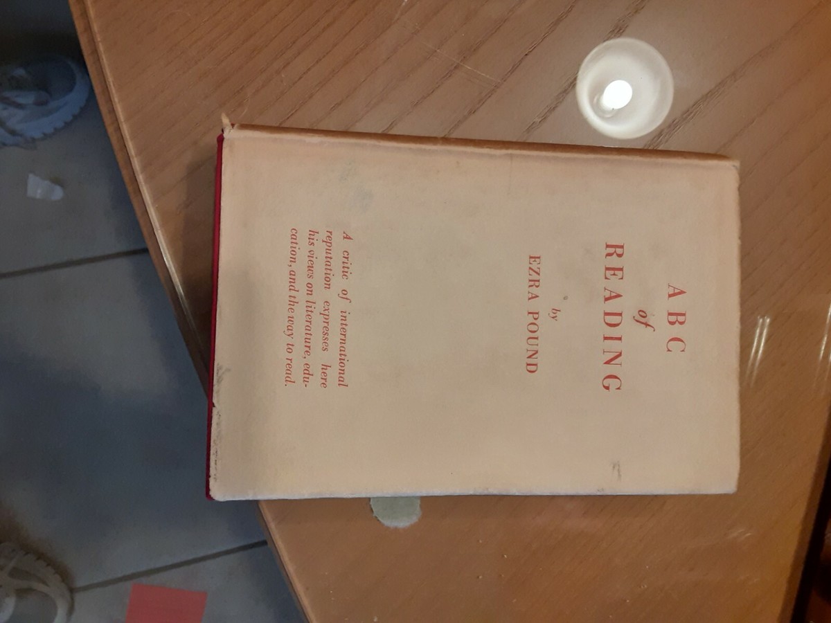 Ezra Pound ABC of READING 1934 Hard Cover | eBay