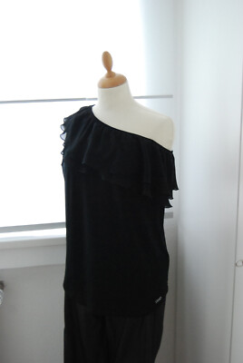 LIU JO  One Shoulder Shirt Top schwarz sylvester zara wNEU Gr 40