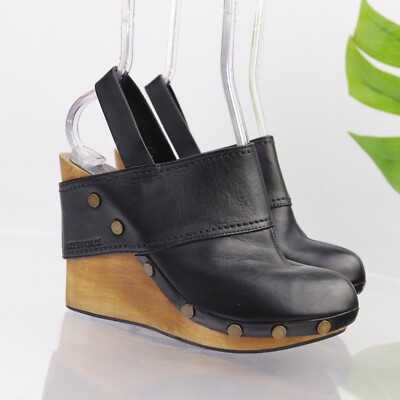 See By Chloe Womens Pump Size 39 9 Black Leather Studded
