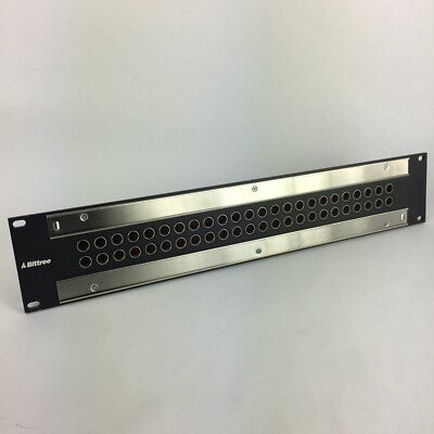 Bittree B48T 2WTHD/S 2x24 Port Patchbay Panel Unit 2U Rackmount