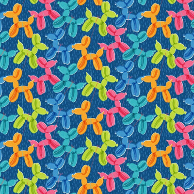 Party Balloon Animals Fabric Lets Eat Cake Blank Quilting Cotton By The Yard