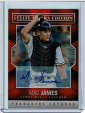 2014 Donruss Elite Extra Edition Mac James Autograph #54 (Oklahoma/Tampa Rays) 