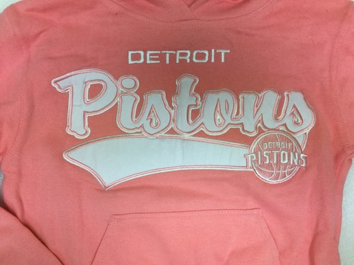 Detroit Pistons NBA Youth Girls Graphic Cotton Pullover Hoodie Sweatshirt - Picture 2 of 5