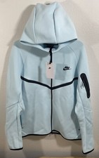 NWT Nike Mens Tech Full-Zip Hoodie Glacier Blue Size Large  HV0949-474