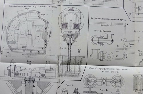 1895 Locomotoras inglesas y húngaras y otras, Rusia impresa - Imagen 4 de 7