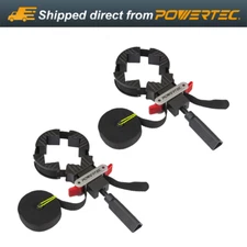 POWERTEC Quick Release Band Clamp | Woodworking Frame Clamping Strap Holder 2 PK