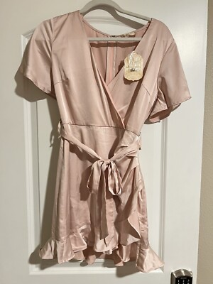 Altar'd State Women's Size M Light Pink Silk Dress - New With Tags | eBay Altar'd State Women's Size M Light Pink Silk Dress - New With Tags | eBay