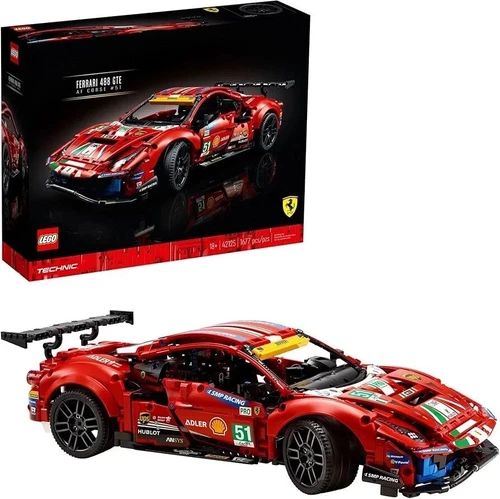 Sealed New in Box LEGO TECHNIC Ferrari 488 GTE “AF Corse #51” 42125 NEW SEALED