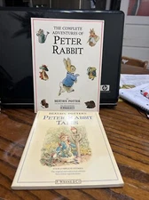 Beatrix Potter Peter Rabbit book lot (2) books total.
