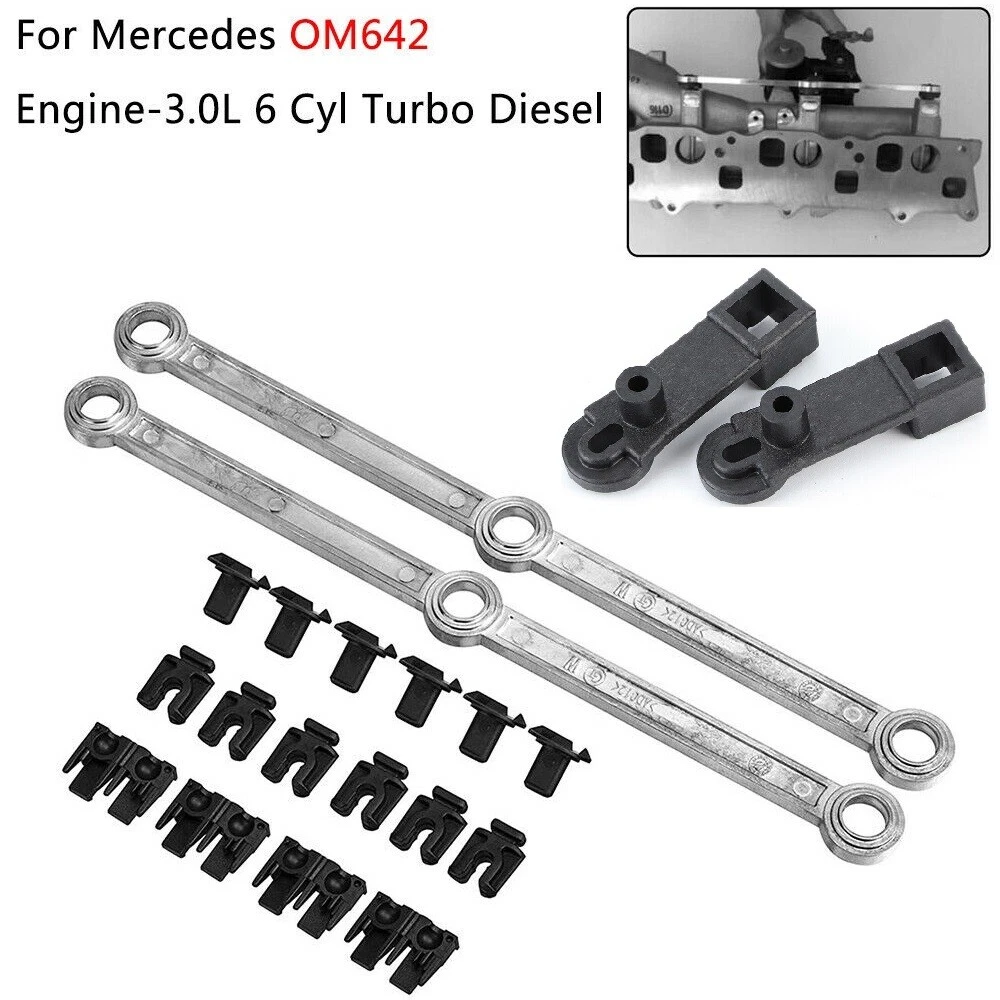 Reparatursatz Drallklappen Saugrohr Mercedes OM642 CDI V6 Diesel 