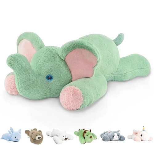 Niuniu Daddy 20 Zoll gewichtete Stofftiere für Erwachsene Kinder großes Plüschtier Kissen - Bild 22 von 38