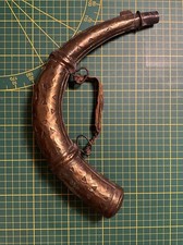 fiaschetta militari porta polvere da sparo epoca napoleonica antiche rare