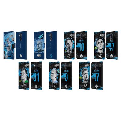 MAN CITY FC GRAFFITI COLLECTION BY MURWALLS LEATHER BOOK CASE FOR NOKIA PHONES