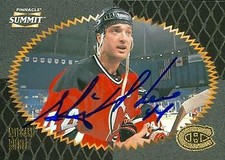 Stephane Richer autographed Hockey Card (Devils) 1996 Pinnacle Summit #99