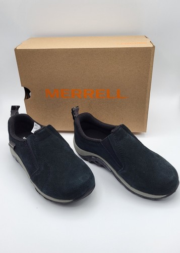Merrell Jungle Moc Frosty Waterproof (Little Kid/Big Kid) SIZE 12, COLOR BLACK - Picture 7 of 17