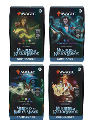 mtg murders at karlov manor commander deck Magic: The Gathering Exile all enchantments MTG - Murders at Karlov