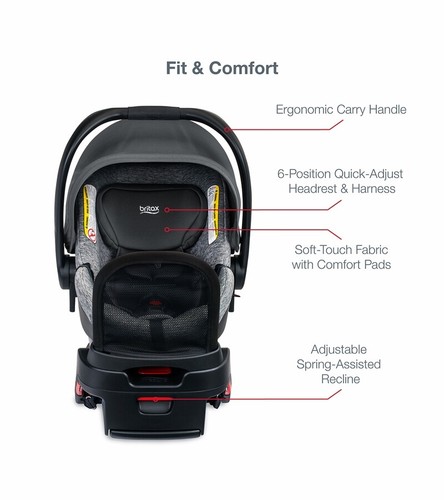Britax B-Free Sport & B-Safe Gen2 FlexFit+ Travel System - Asher - Picture 7 of 8