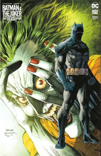 BATMAN & THE JOKER DEADLY DUO #2 (2022) JIM LEE CARDSTOCK VARIANT ~ UNREAD NM