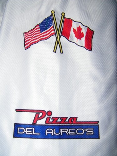 VINTAGE WINNIPEG JETS "LOOKING" GAME USED OTHL HOCKEY JERSEY MENS SIZE XL (54) - Picture 5 of 7