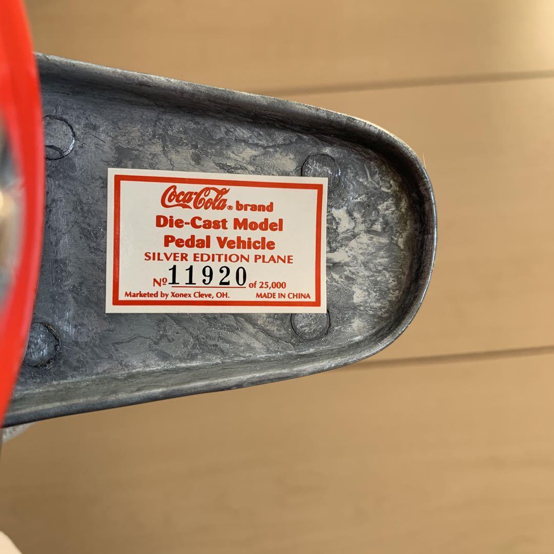 Vintage Coca-Cola Diecast Model 1/3 Pedal Plane Limited Edition w/Box
