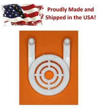 White Plastic Pegboard Multi-Purpose Tool Holder PEGBOARD NOT INCLUDED