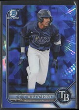 2022 Bowman Draft Sapphire Willy Vasquez BDC-40 Prospects | Tampa Bay Rays