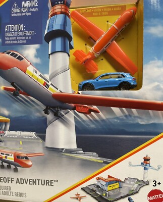 Matchbox Airport Takeoff Adventure w/ Car & Plane | NEW FOR 2025