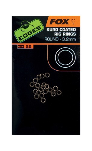 Fox Edges Kuro Coated Rig Rings Rigring Rig ring Rigrings Karpfenangeln - Bild 3 von 4