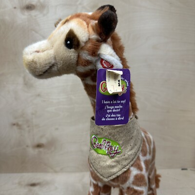 VTG Toys R Us 18” Talking Geoffrey The Giraffe 2000 NWT & Original Price Tag
