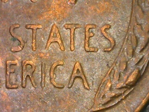 1952-P Lincoln Wheat Cent Die Break / Cracks error coin #110 - Picture 18 of 19