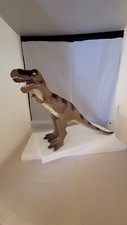 Tyrannosaurus 2112A Soft Rubber Brown T-Rex 2011 Toys R Us Dinosaur 20  L x 13  T