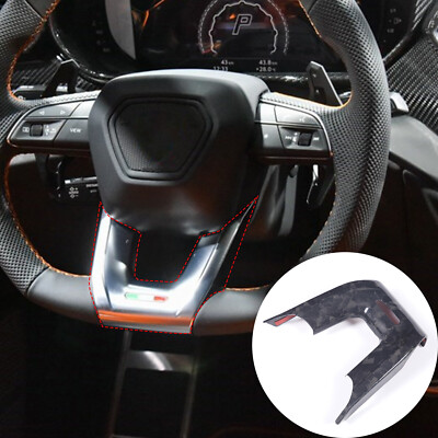 Forged Carbon Fiber Steering Wheel Frame Trim For Lamborghini URUS 2018-2021