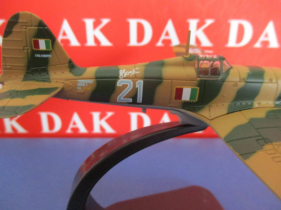 Die cast 1/72 Modellino Aereo Aircraft Fiat G55 1 Gruppo Caccia 1944 ANR Oxford - Immagine 3 di 4