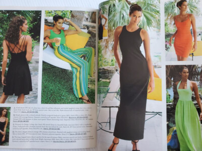 1997 SUMMER Victoria's Secret Catalog Daniela Pestova Helena Karen
