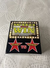 WHO WOULD WIN: The Ultimate Celebrity Showdown Elvis vs Oprah Card Game-COMPLETE