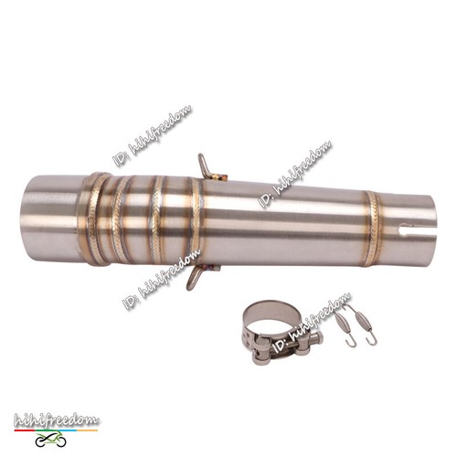 Slip-on For Honda NC700 NC750X Motorcycle Exhaust System Mid Link Pipe Stainless - Picture 4 of 10