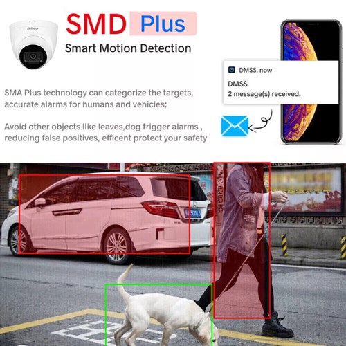 Dahua IPC-HDW2841T-S WizSense 8MP Fixed-Focal POE In Mic Eyeball IP Camera White - Picture 10 of 13