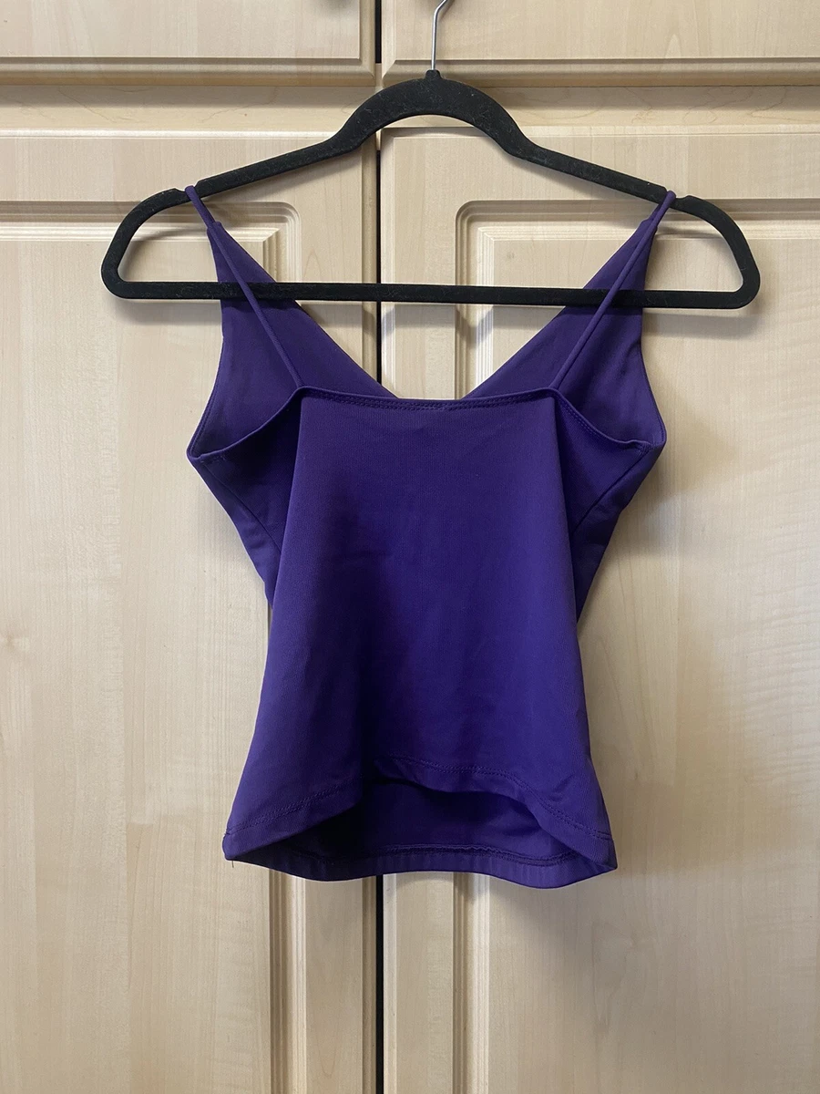 Vintage 90s Forever 21 Purple Spaghetti Strap Tank Top Size Medium