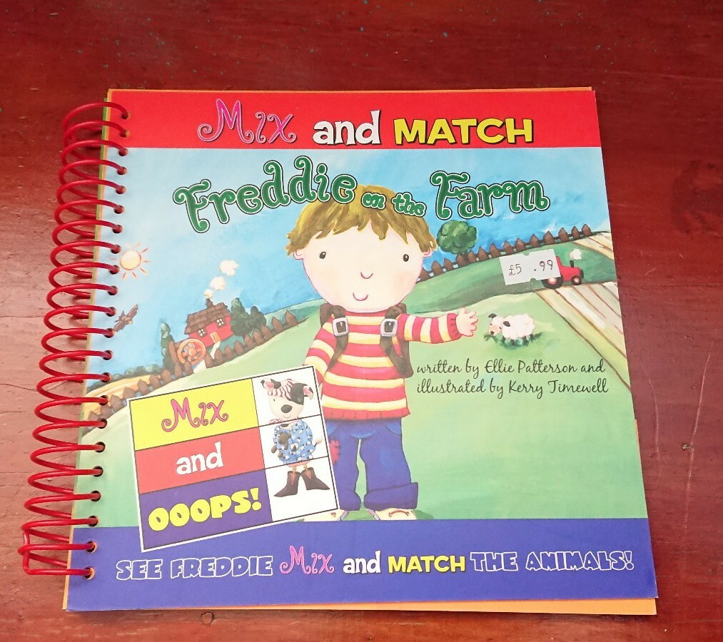 Mix and Match flap book Freddie on the Farm animals Farming Pig cow goat horse