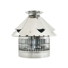 ALLINOX Aspiratore Fumo INOX Per Camino o Stufa Tirafumo Canna Fumaria