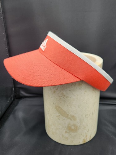 Adidas Women Tennis Hat Visor Coral One Size EUC - Picture 2 of 7