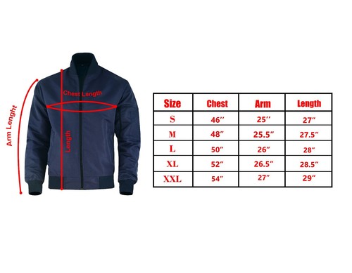 Herren Varsity Jacke Freizeit Outdoor Stylisch Letterman Bomberjacke Navy Blau - Bild 3 von 9