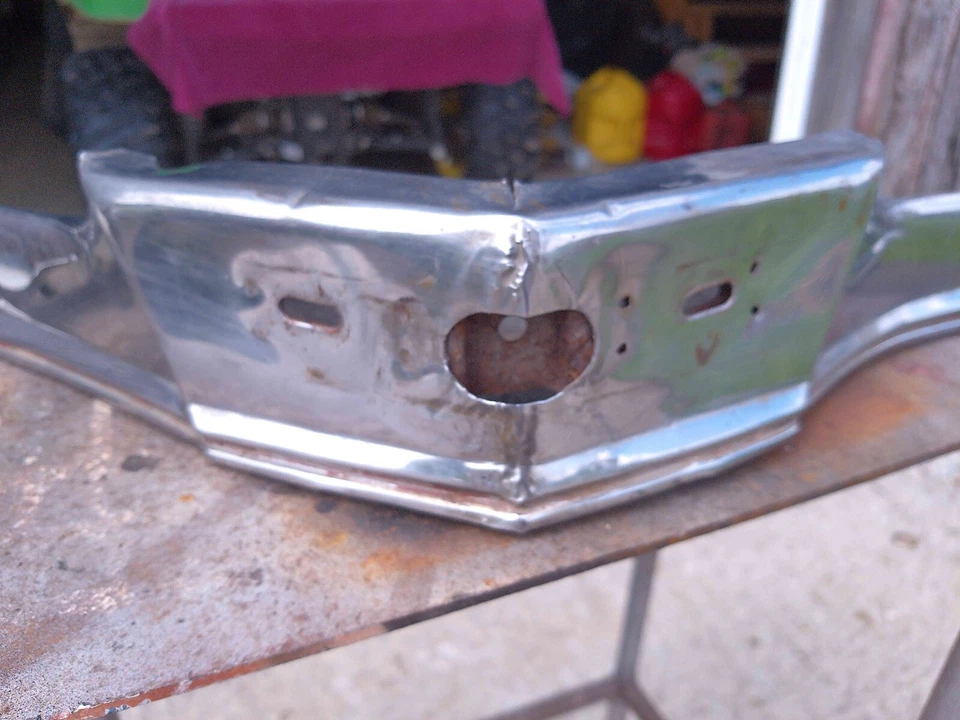 `1942 Plymouth Center Top Grille Bar Front Turn Signal Lights P14 Deluxe Mopar - Image 4 of 4