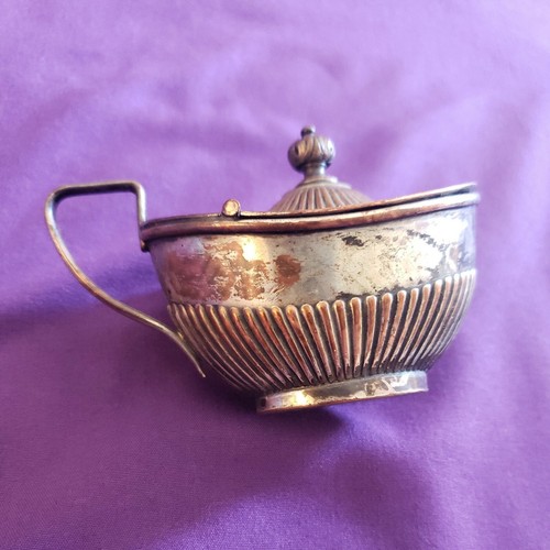 Sheffield Silver On Copper Mustard Pot - Picture 3 of 8