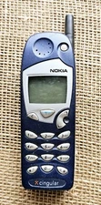Vintage Nokia 5165 Blue Cell Flip Phone Cingular Untested
