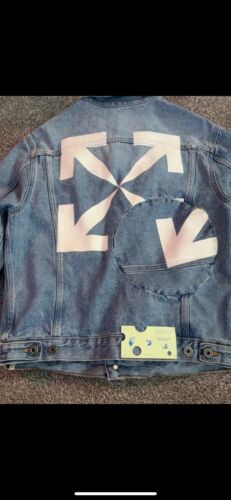 Mens off-white denim jacket - Gem Mens off-white denim jacket - Gem